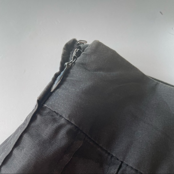 CLUB MONACO Pleated Pin Tuck Cotton Black Skirt 11140329 size 10 - Picture 4 of 6